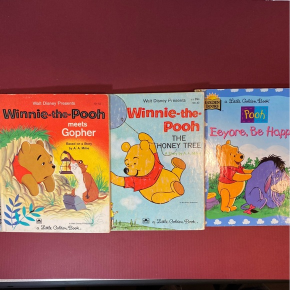 Little Golden Books Winnie the Pooh Lot of 3 - Picture 2 of 3